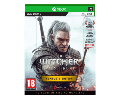 Gra Xbox Series X Xbox Wiedźmin 3 Dziki Gon - Edycja Kompletna + Jubileuszowy Steel